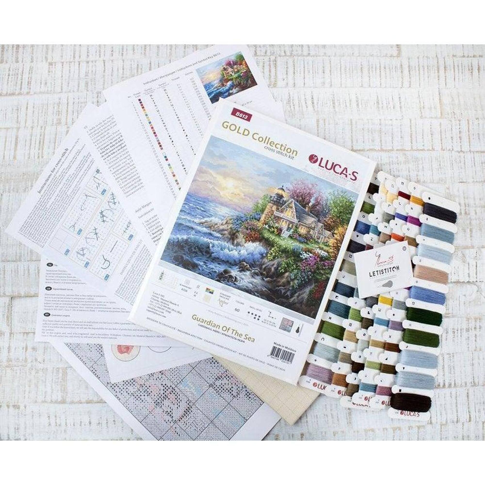 Luca-s Guardian Of The Sea Counted Cross Stitch Kit